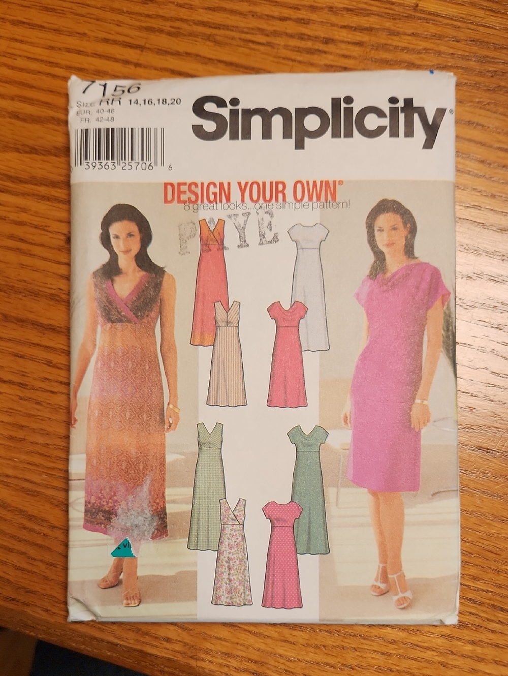 Simplicity Women's Maxi & Knee-Length Dress Pattern Uncut Size 14-20